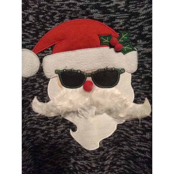 Holiday Time Santa Christmas Sweater - Picture 2 of 5